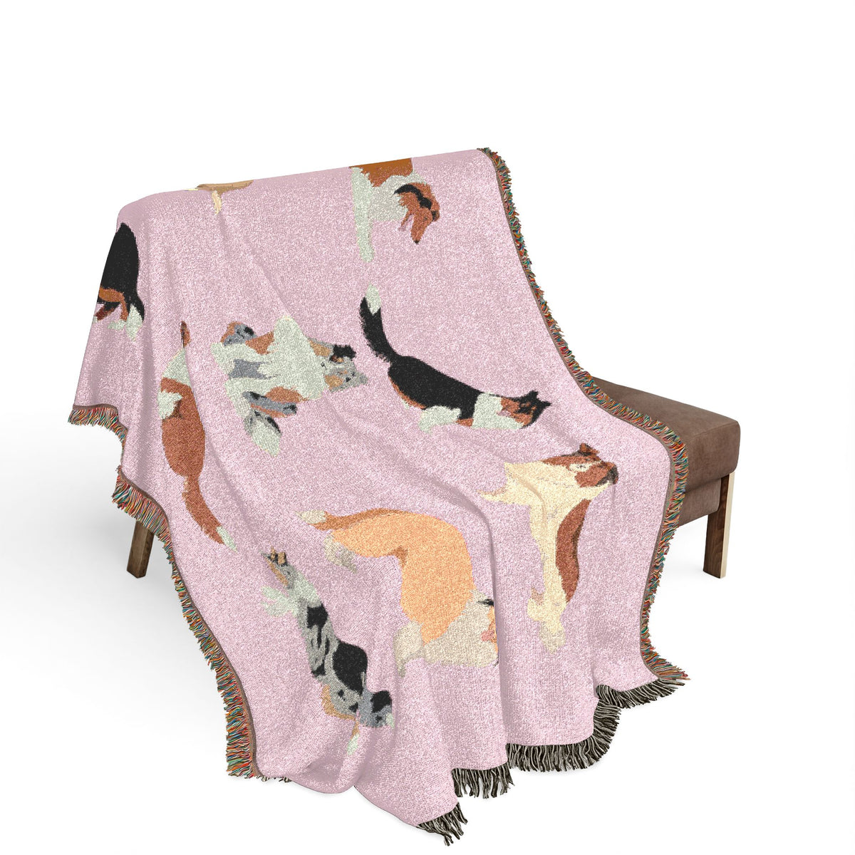Rough Collie Woven Throw Blanket