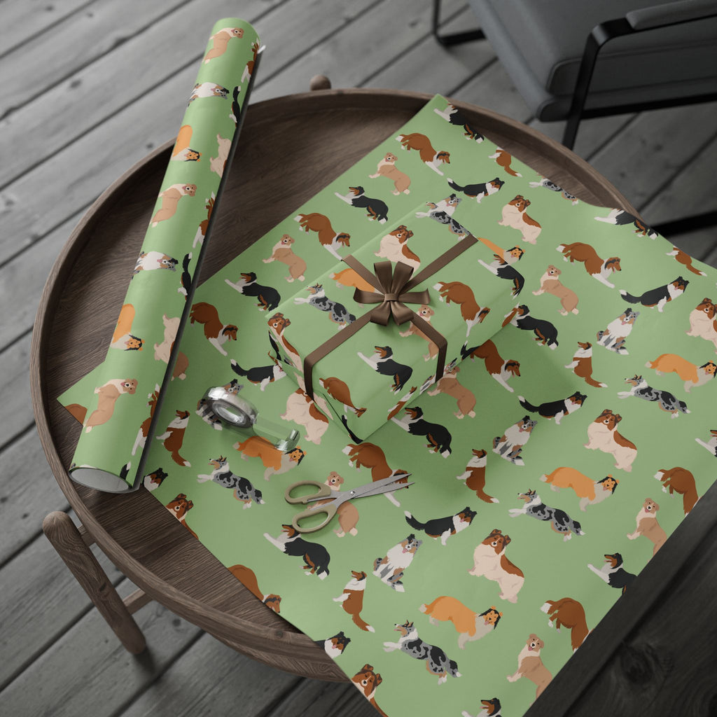 Rough Collie / Sheltie Wrapping Paper
