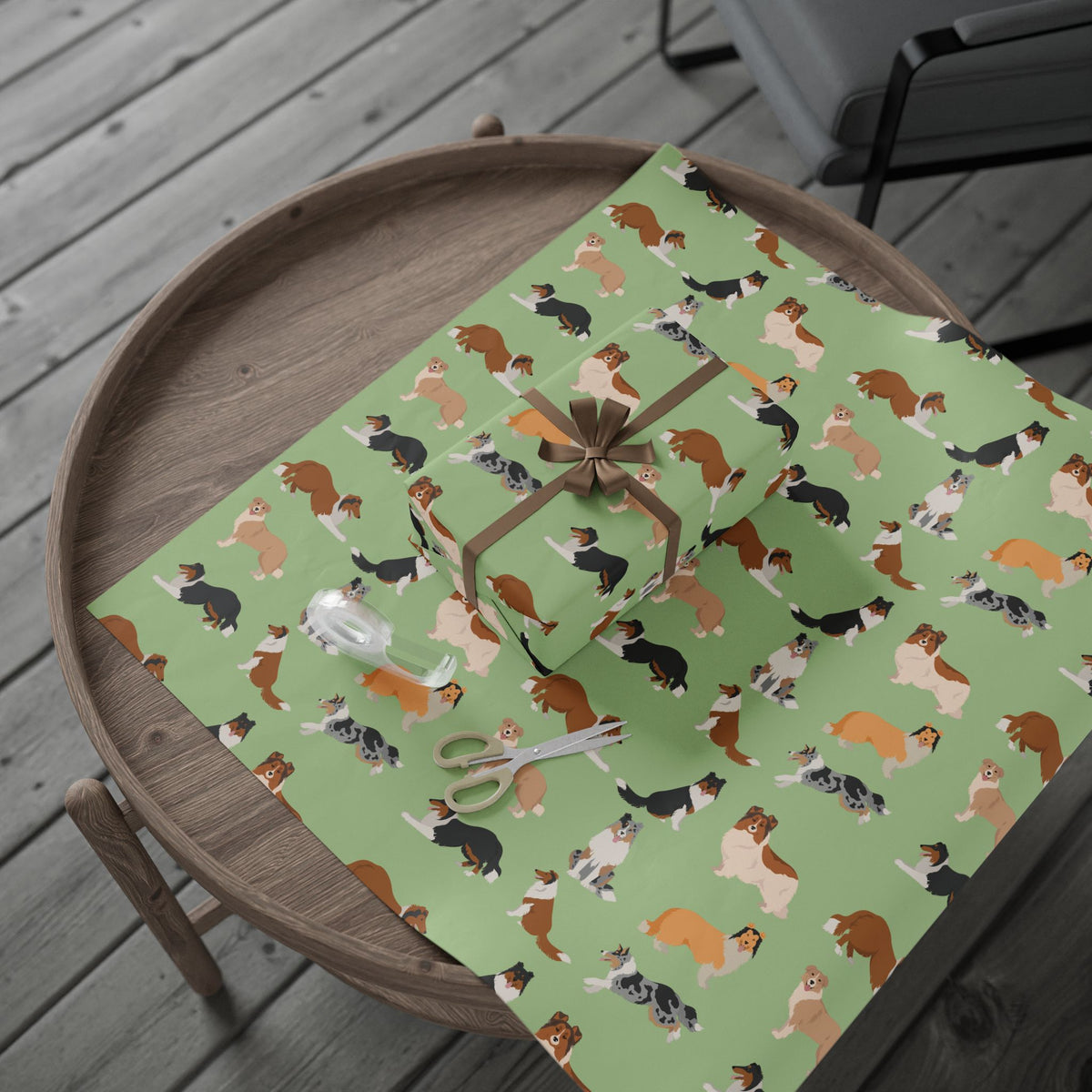 Rough Collie / Sheltie Wrapping Paper
