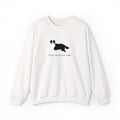 I Love My Border Collie Embroidered Crewneck Sweatshirt
