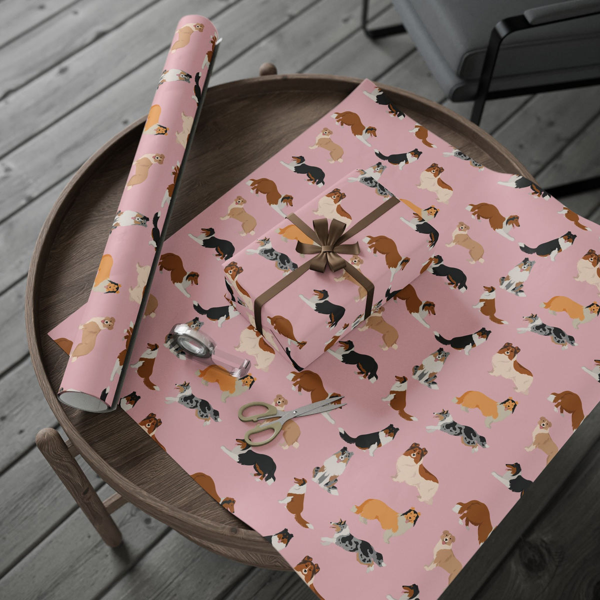 Rough Collie / Sheltie Wrapping Paper