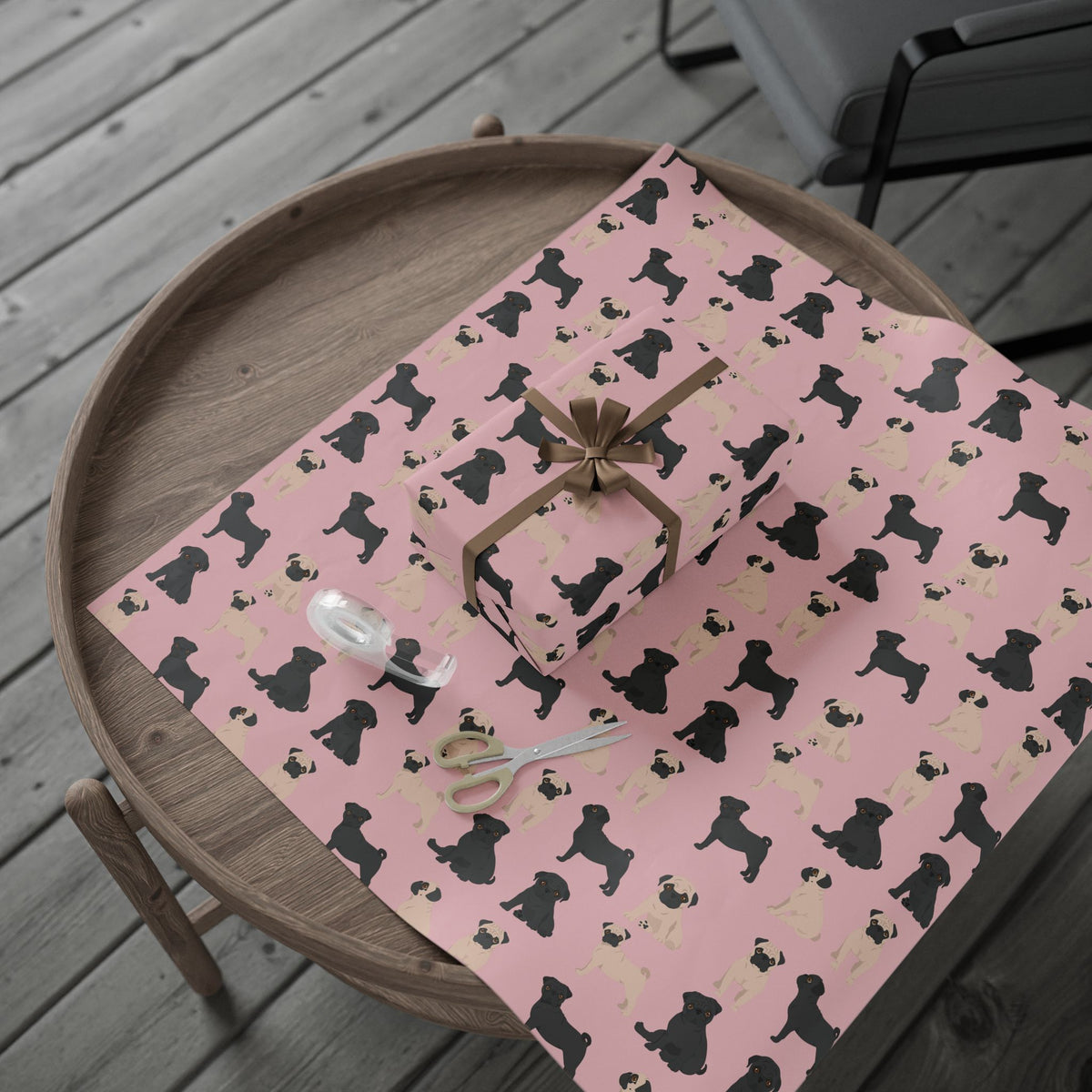 Pug Wrapping Paper