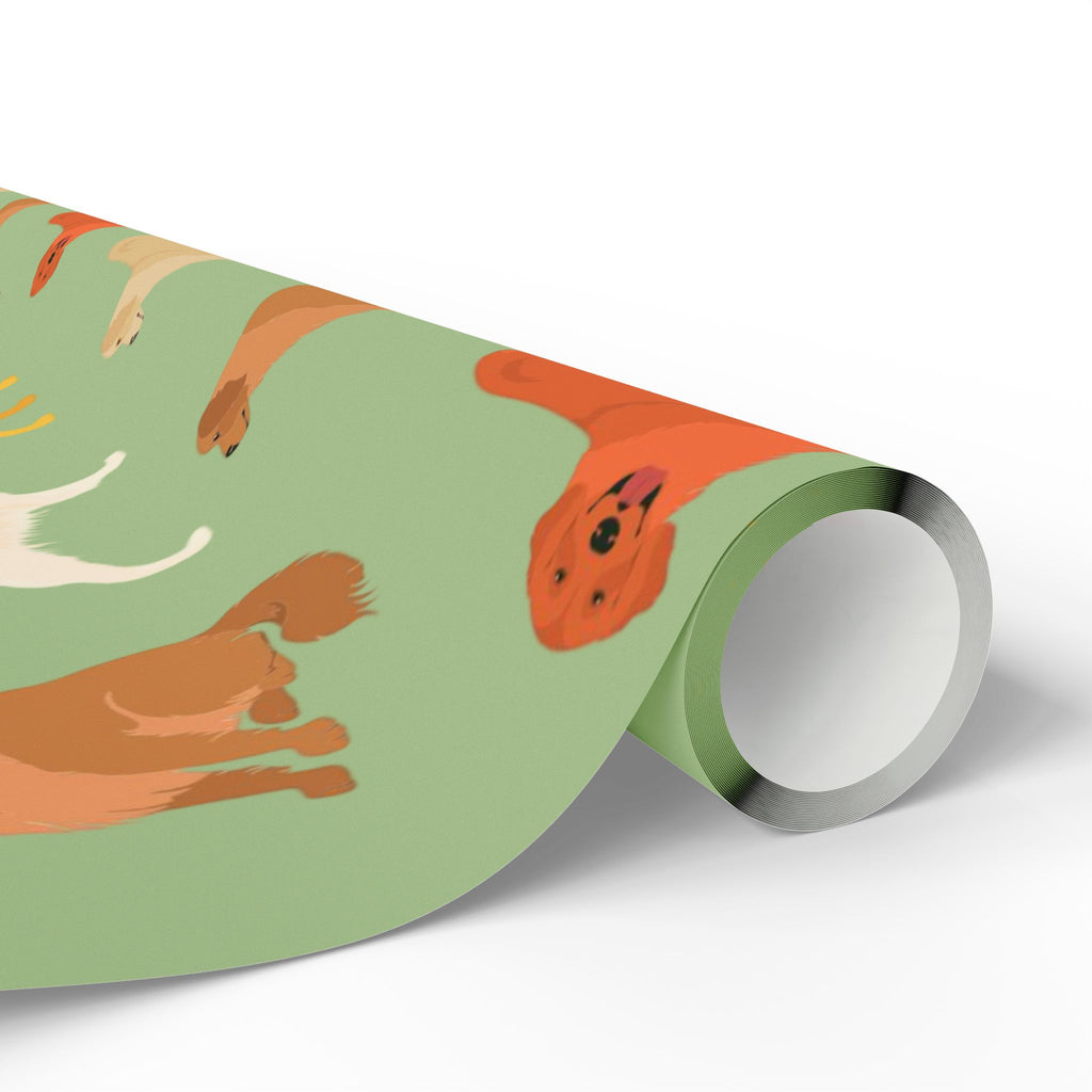 Golden Retriever Wrapping Paper