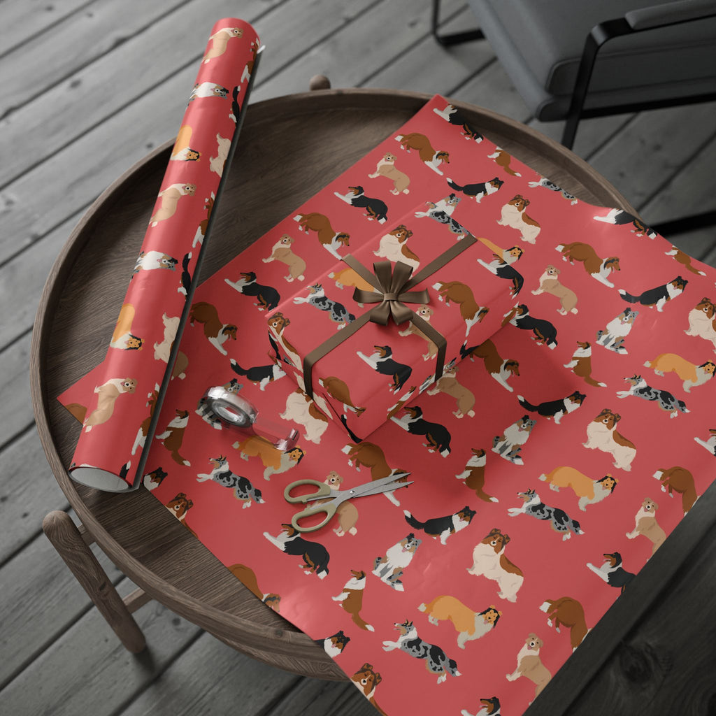 Rough Collie / Sheltie Wrapping Paper