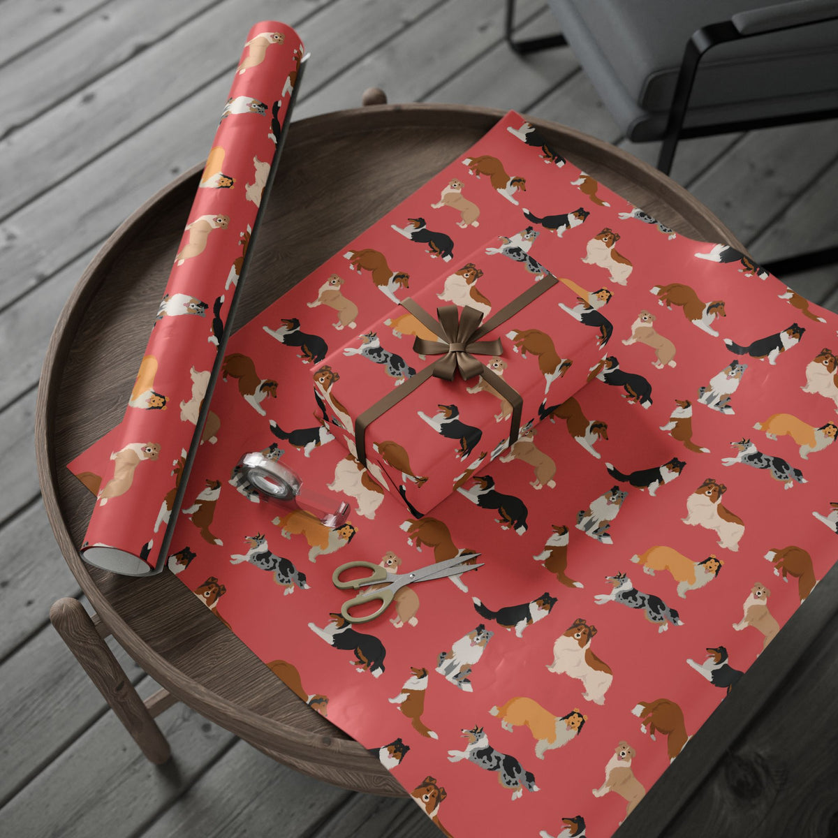 Rough Collie / Sheltie Wrapping Paper