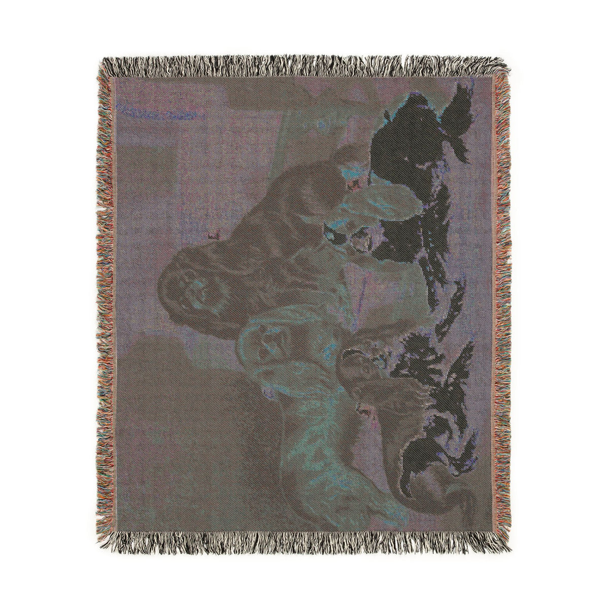 The Book of Dogs: Cavalier King Charles Spaniel  Woven Throw Blanket