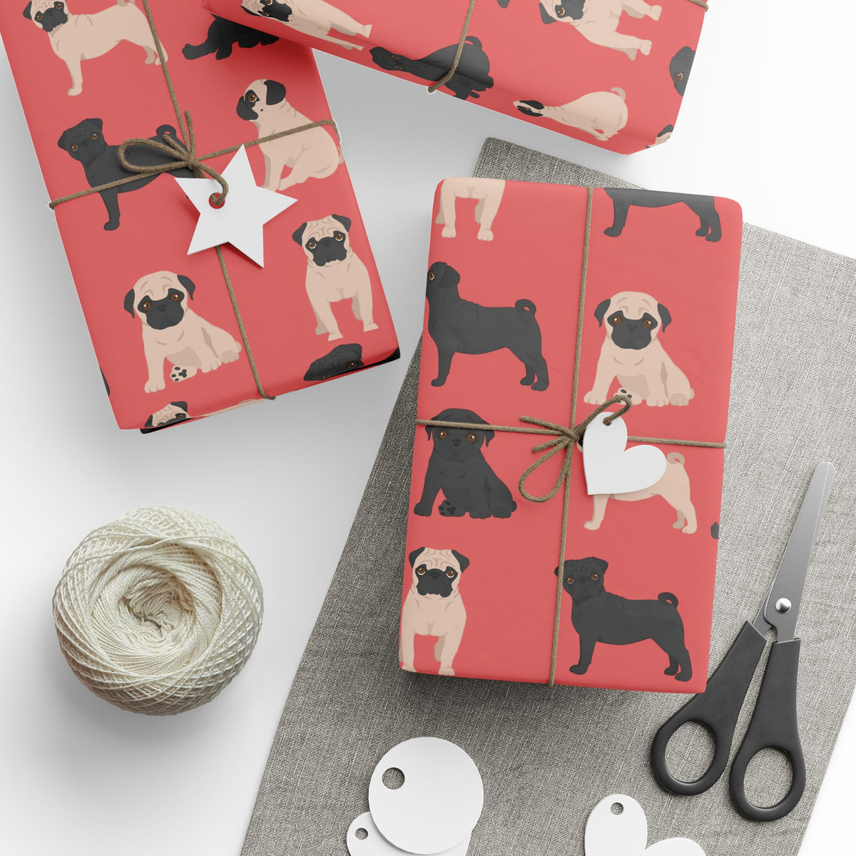 Pug Wrapping Paper