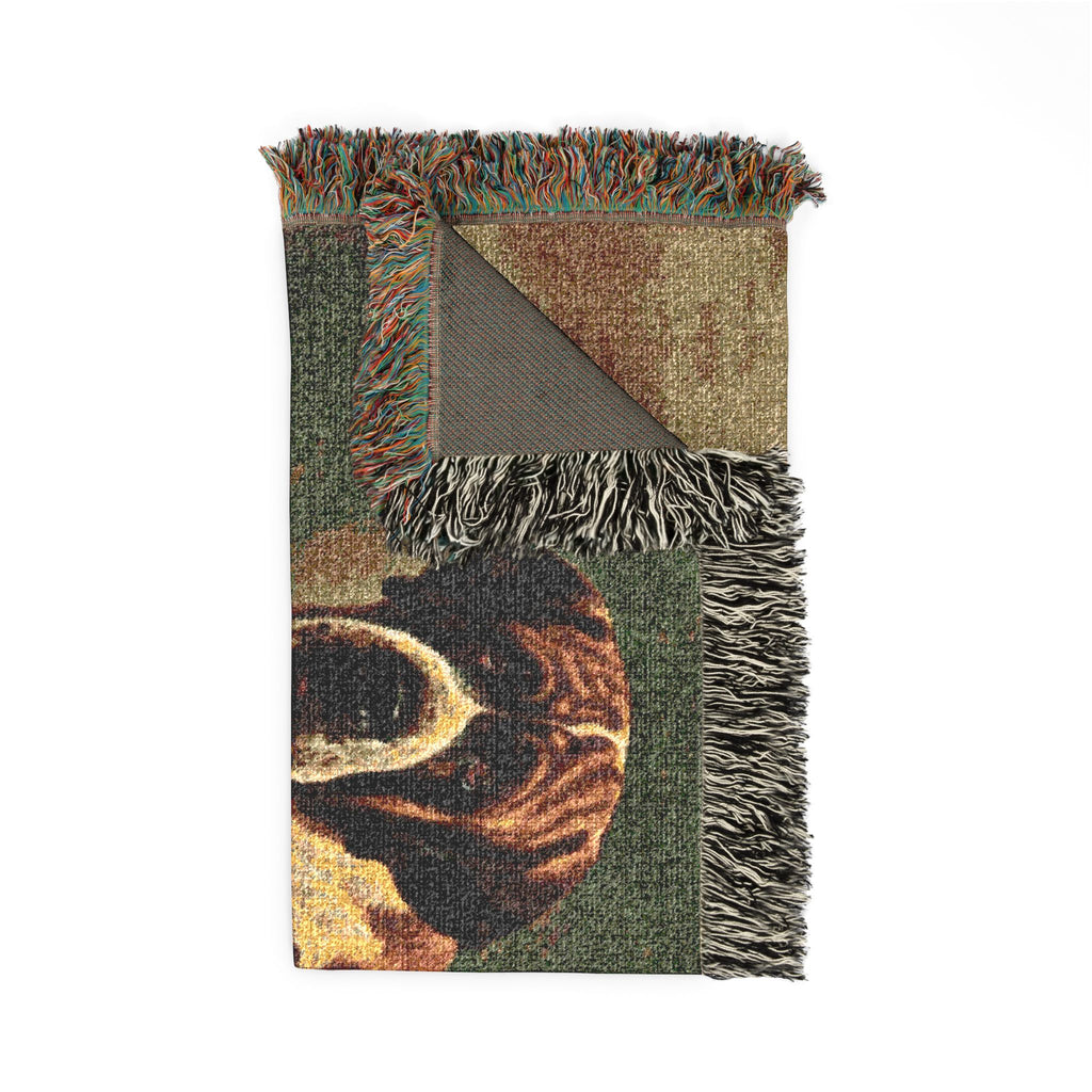 Copy of The Book of Dogs: Saint Bernard Woven Throw Blanket