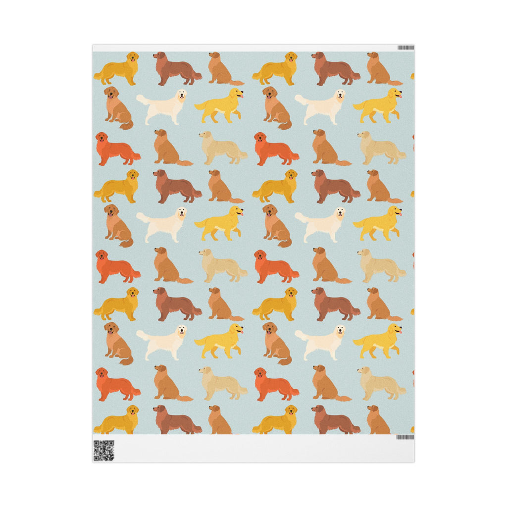 Golden Retriever Wrapping Paper