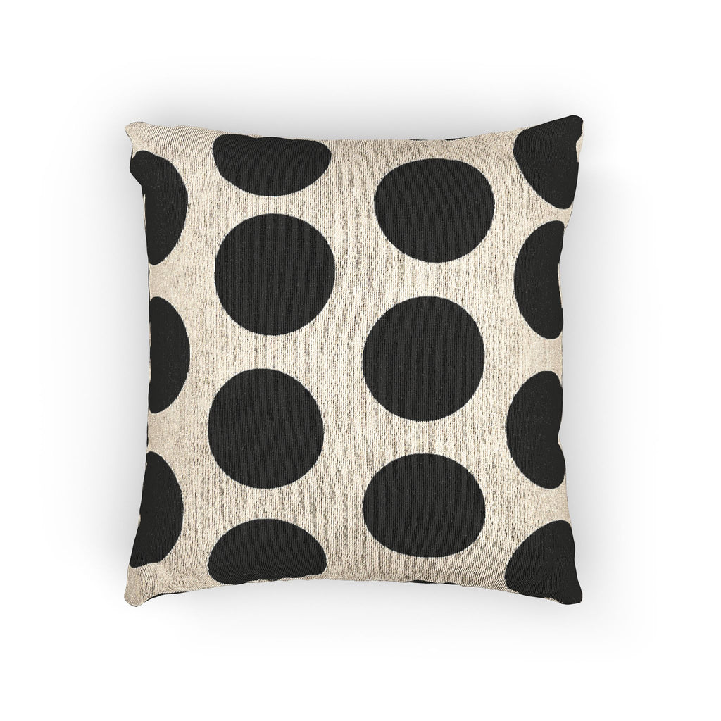Polka Dot Woven Pillow