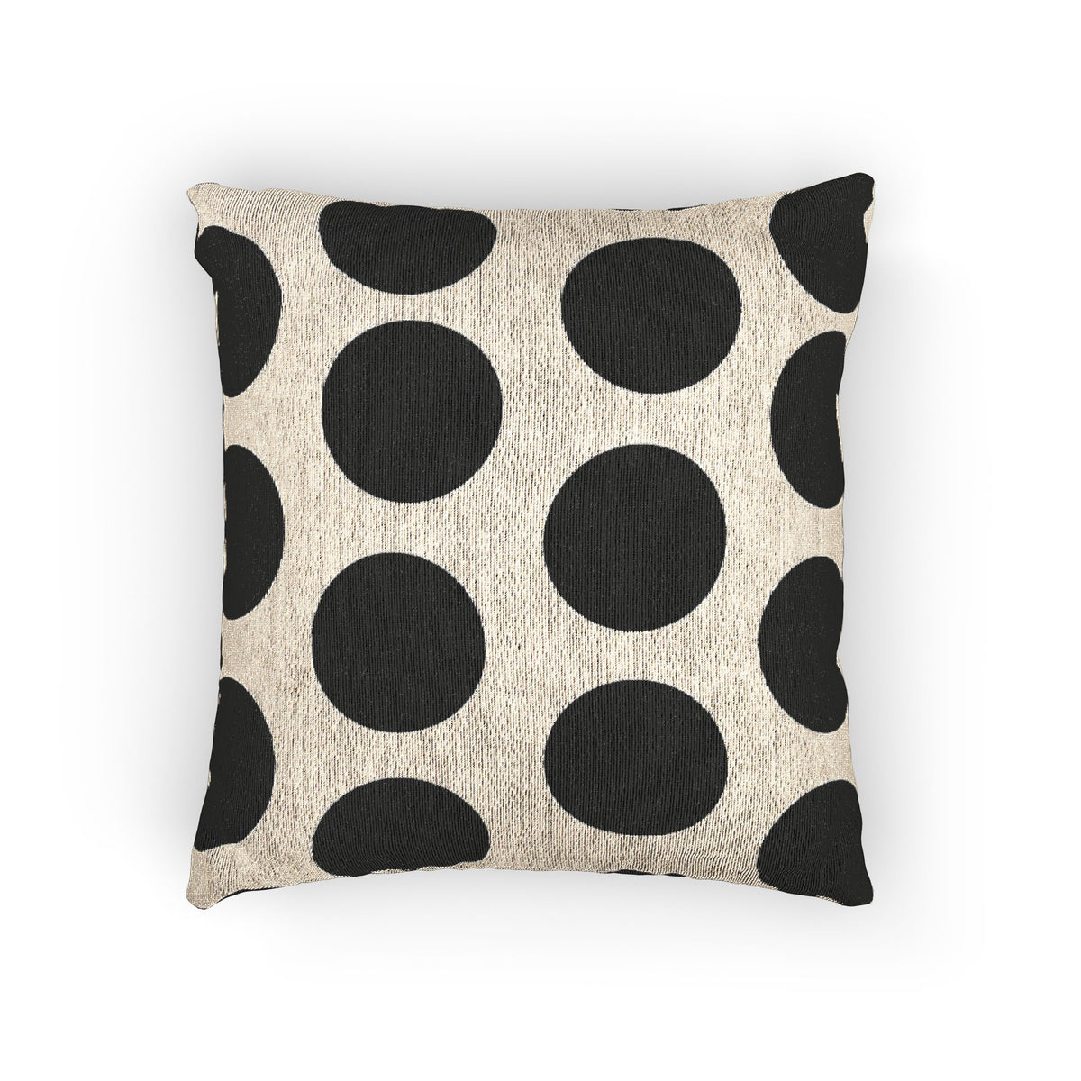 Polka Dot Woven Pillow