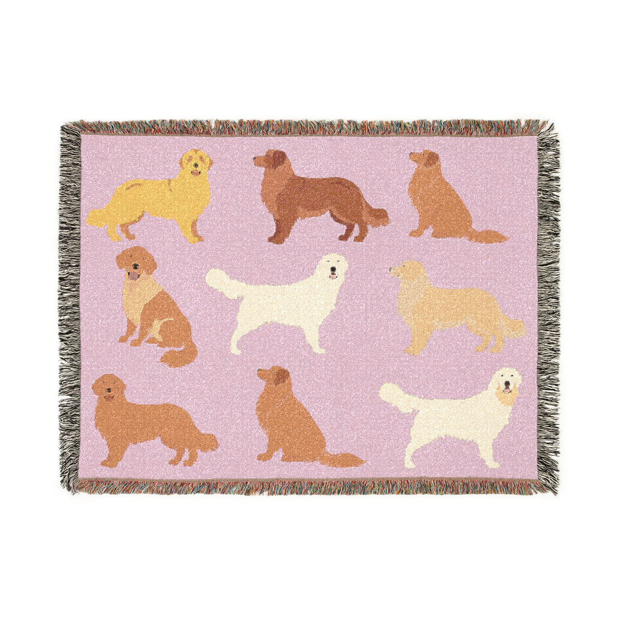 Golden Boy Woven Throw Blanket