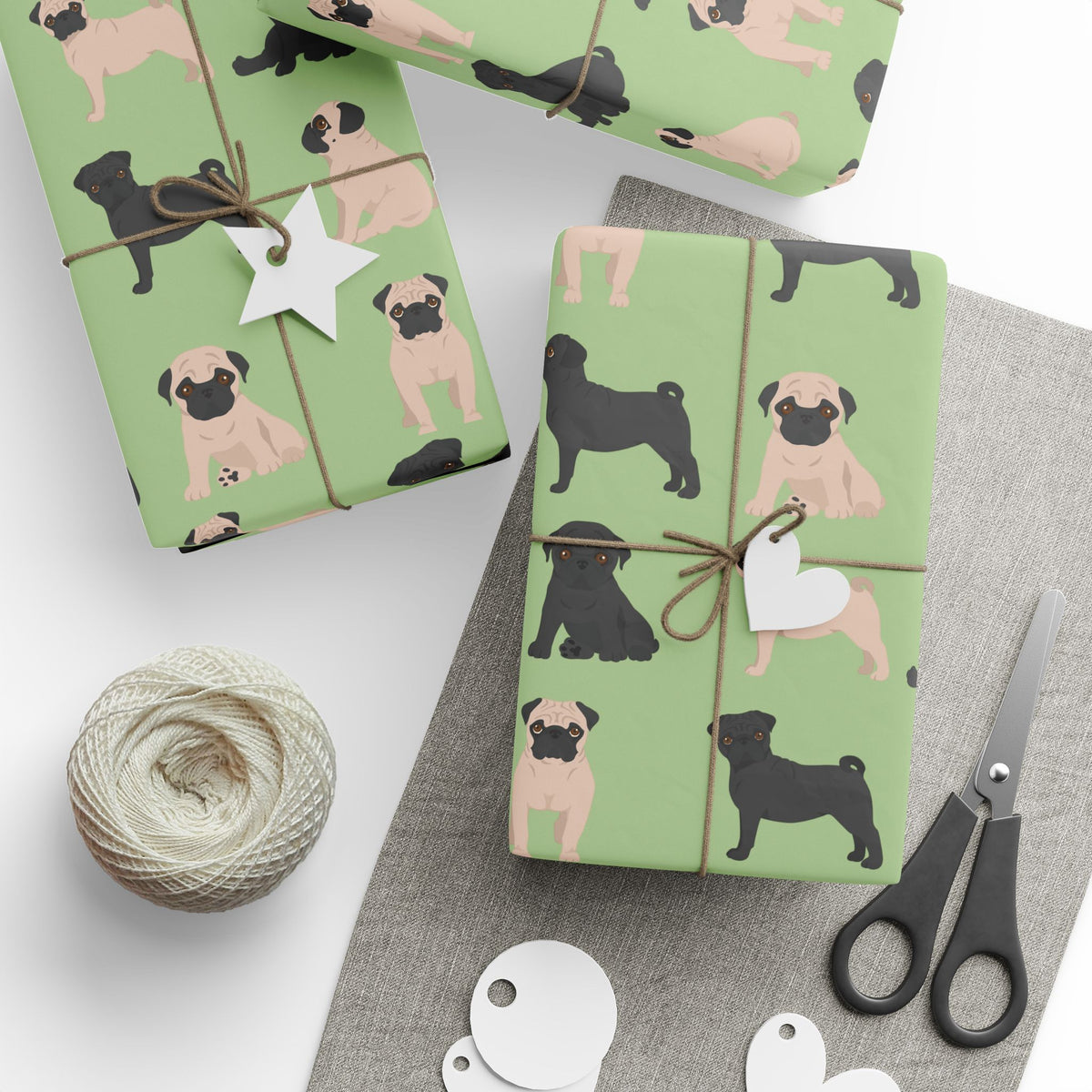 Pug Wrapping Paper