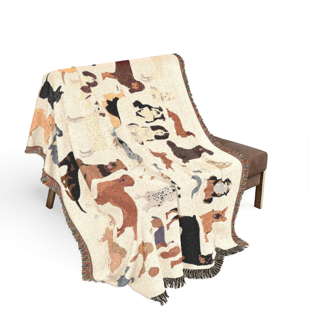 Dog Days Woven Throw Blanket