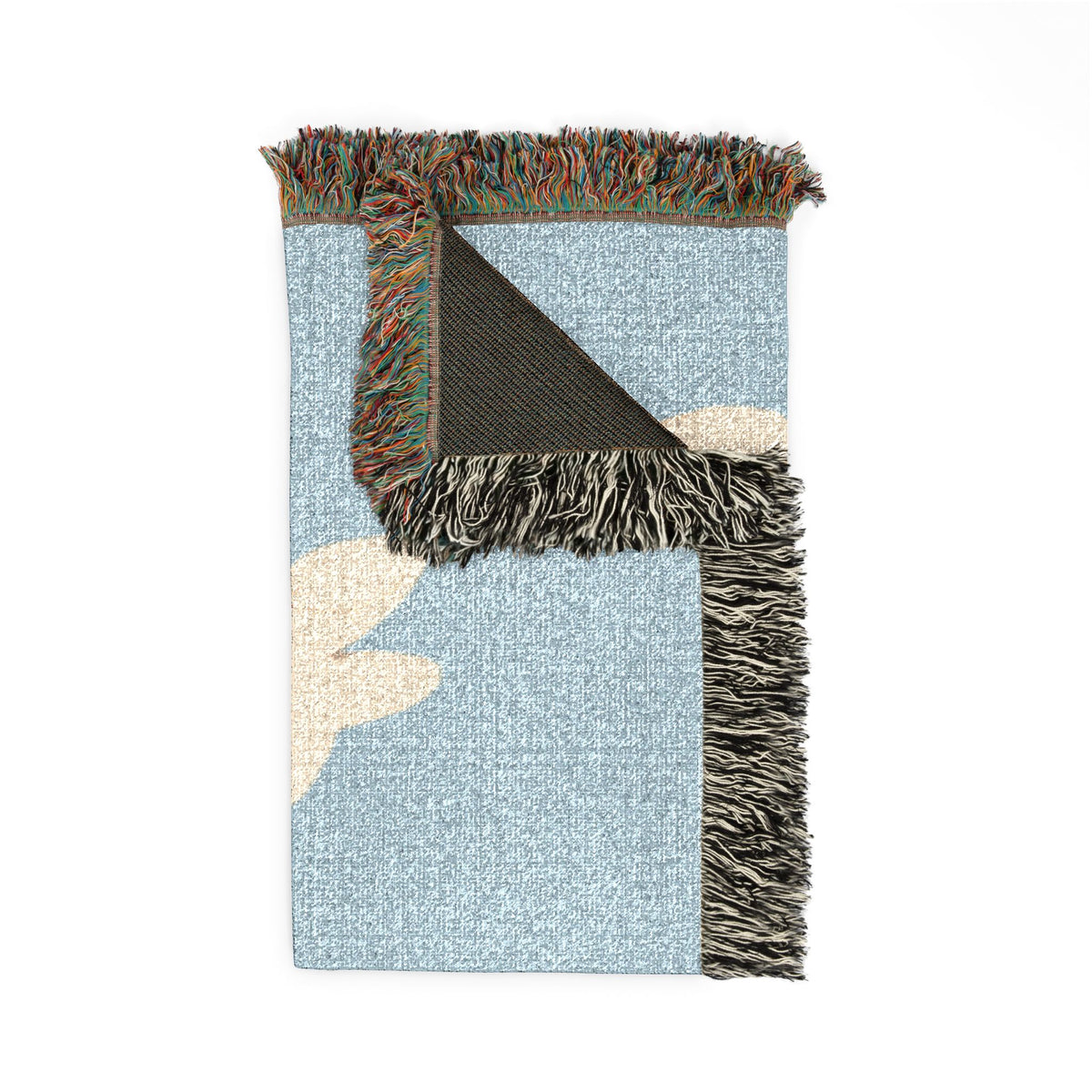 Three Bunnies Woven Throw Blanket