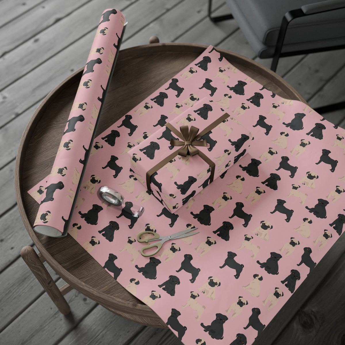 Pug Wrapping Paper