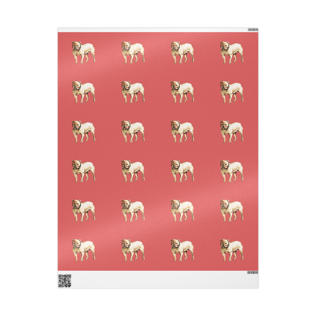 Bulldog Wrapping Paper