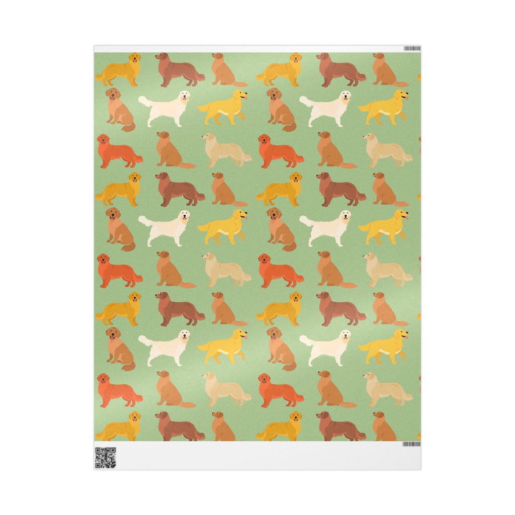 Golden Retriever Wrapping Paper