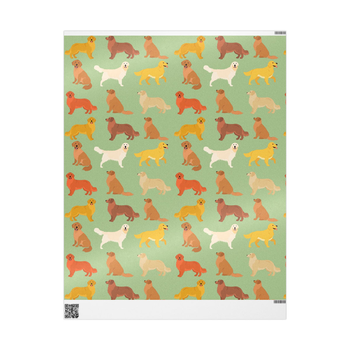 Golden Retriever Wrapping Paper