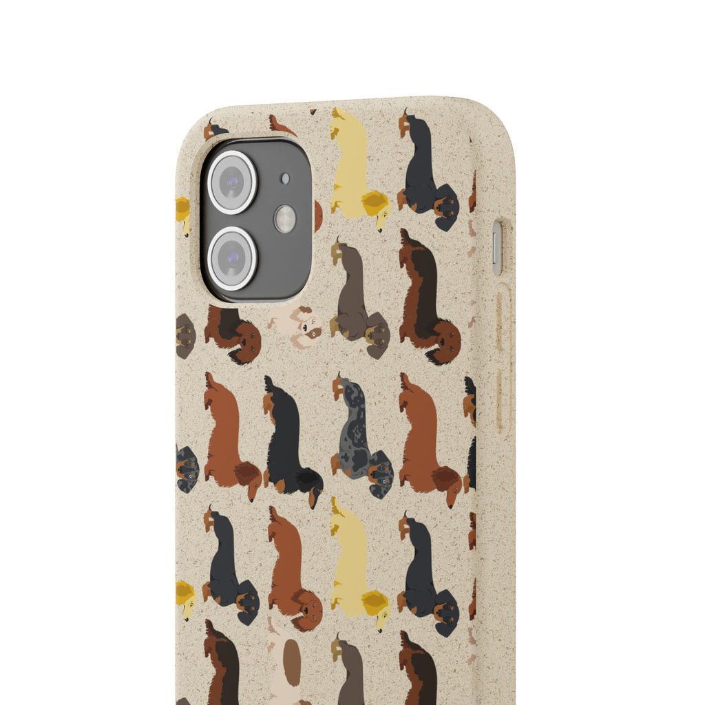Dapper Dachshund Biodegradable Case