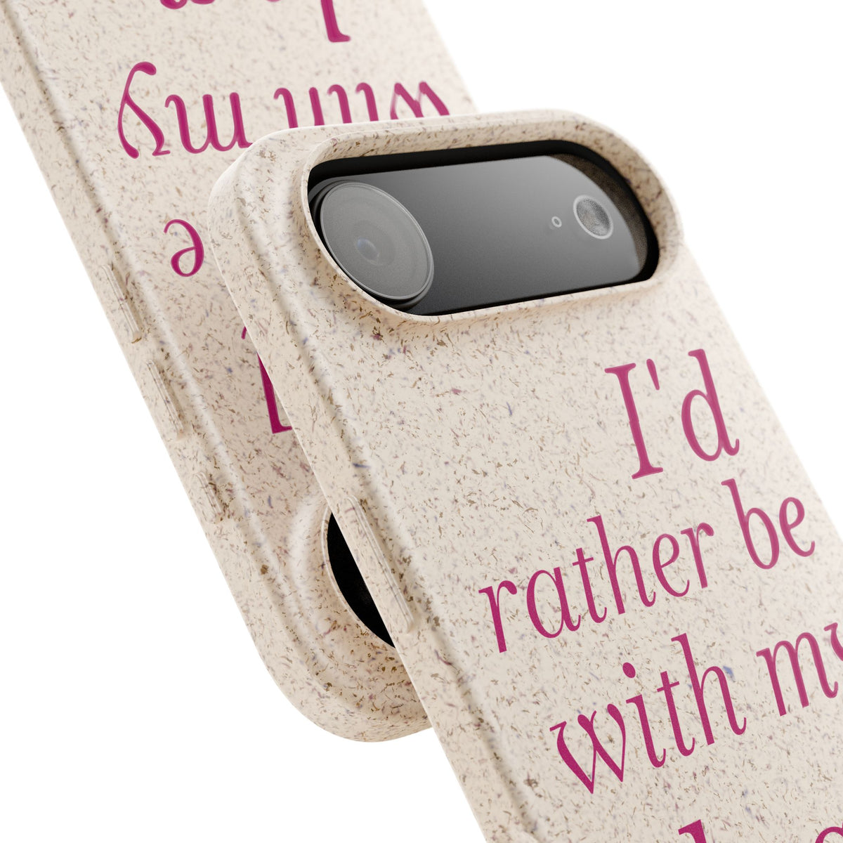 I'd Rather Be With My Dog Biodegradable Case