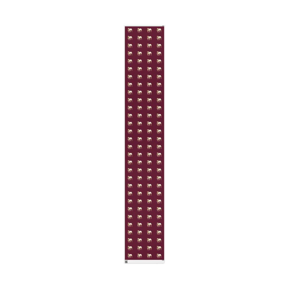 Maroon Bulldog Wrapping Paper