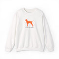 I Love My Vizsla Embroidered Crewneck Sweatshirt