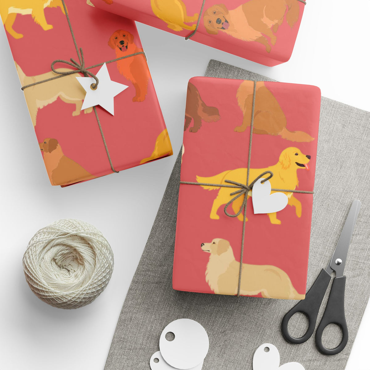 Golden Retriever Wrapping Paper