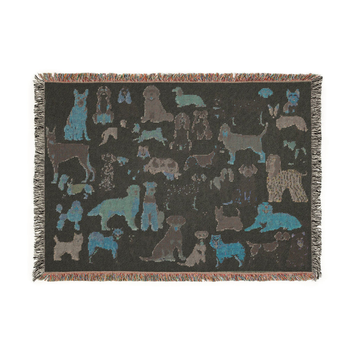 Dog Days Woven Throw Blanket