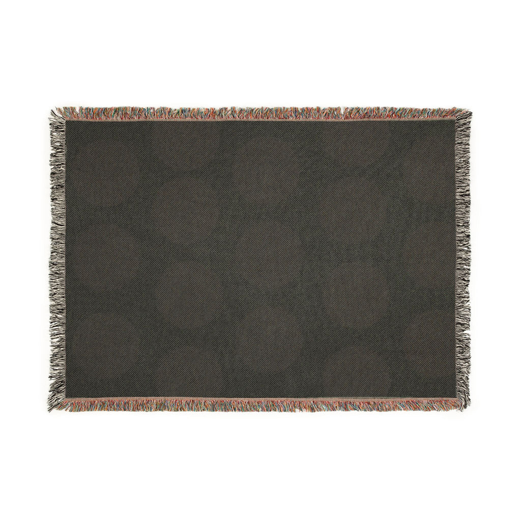 Pink Polka Dot Woven Throw Blanket