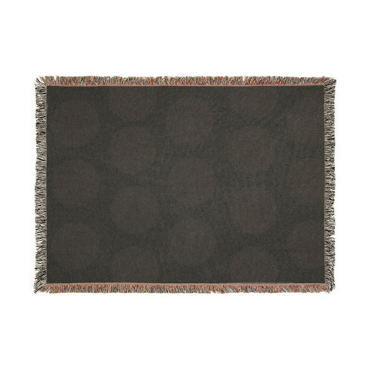 Pink Polka Dot Woven Throw Blanket