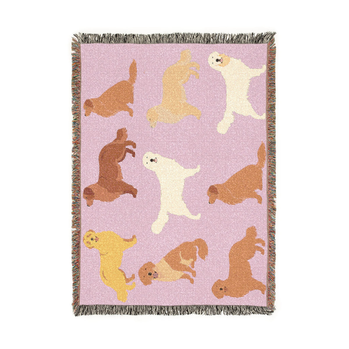 Golden Boy Woven Throw Blanket