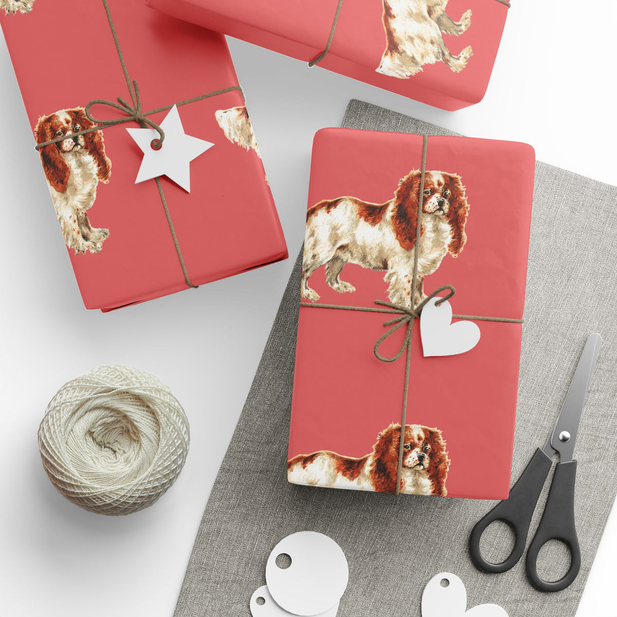 Cavalier King Charles Spaniel Wrapping Paper