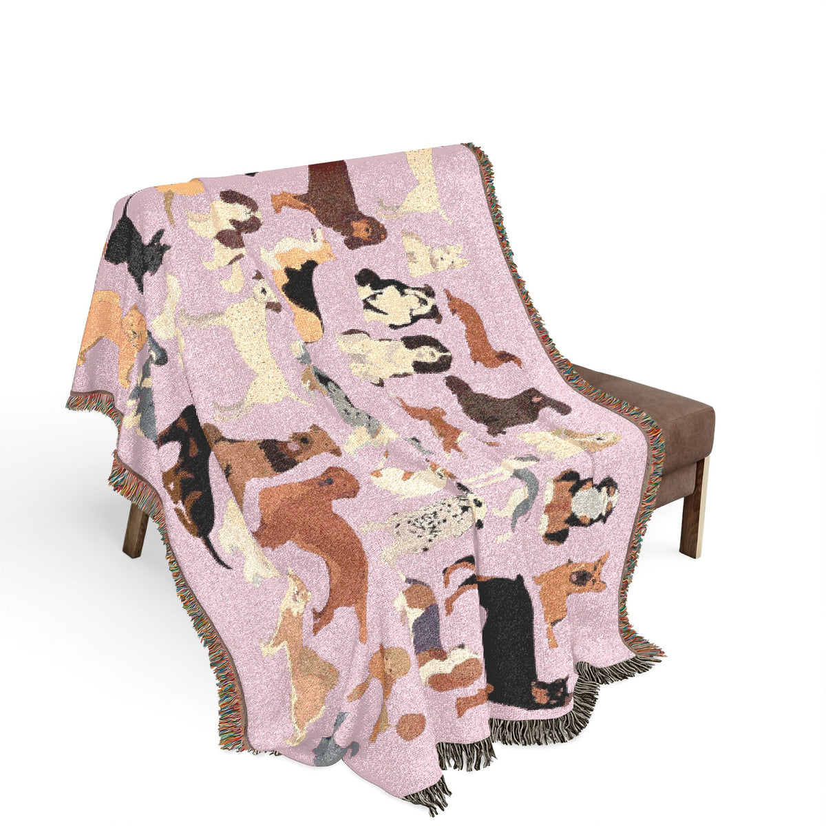 Dog Days Woven Throw Blanket
