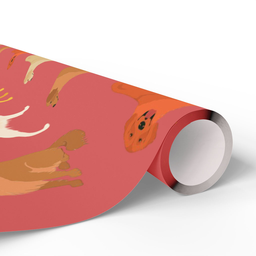 Golden Retriever Wrapping Paper