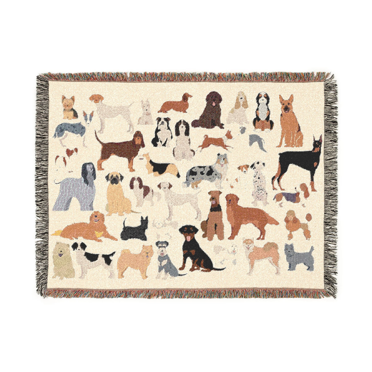 Dog Days Woven Throw Blanket