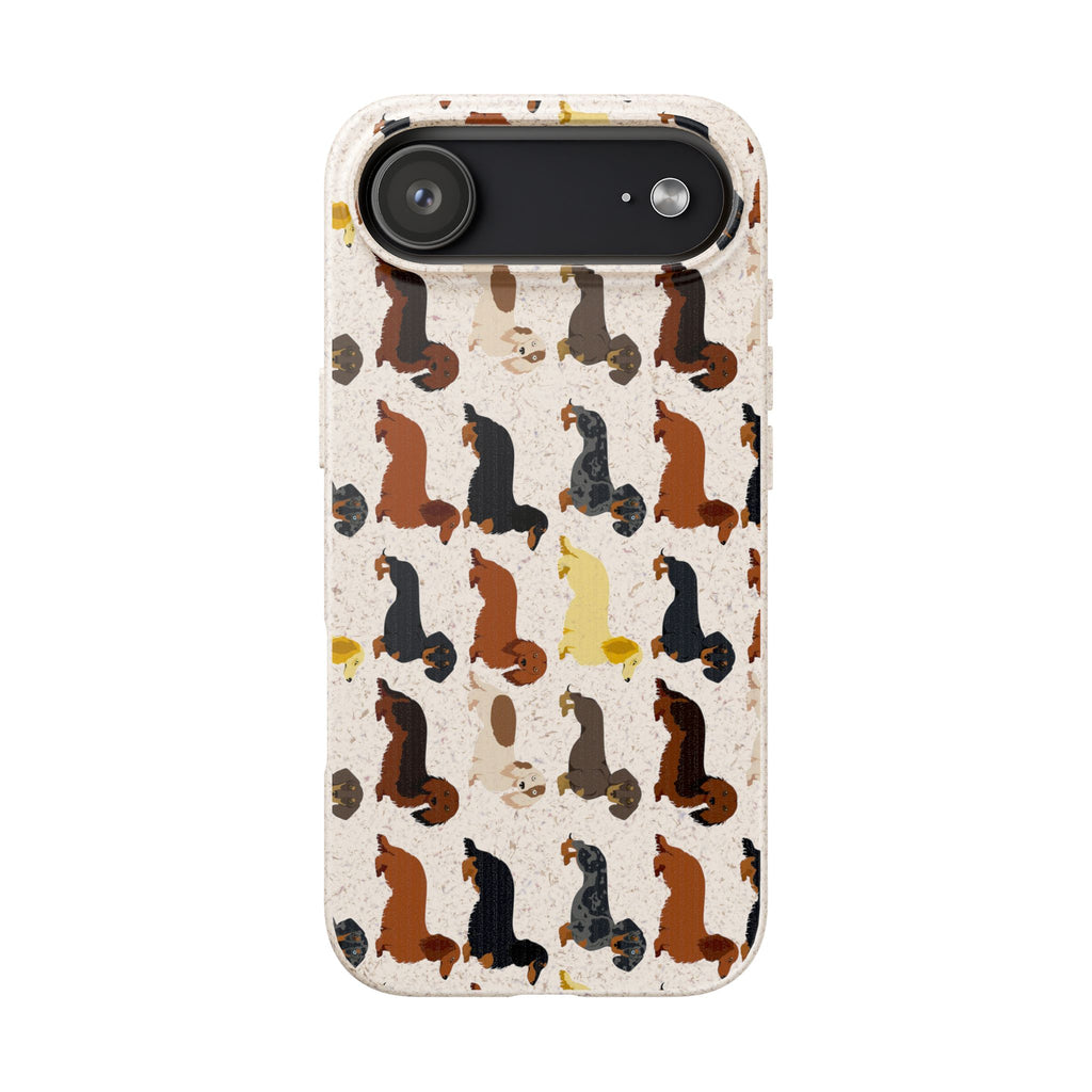 Dapper Dachshund Biodegradable Case