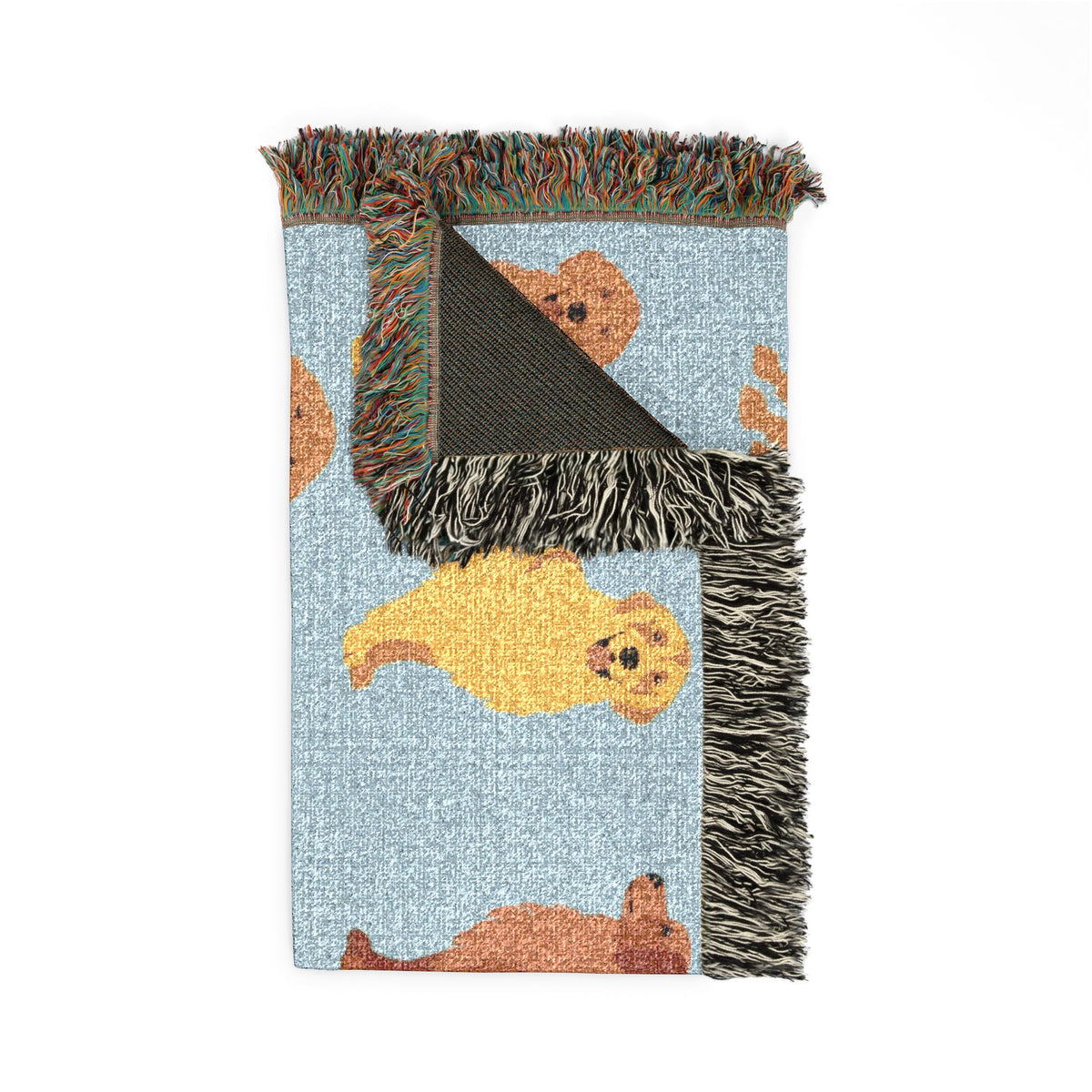 Golden Boy  Woven Throw Blanket