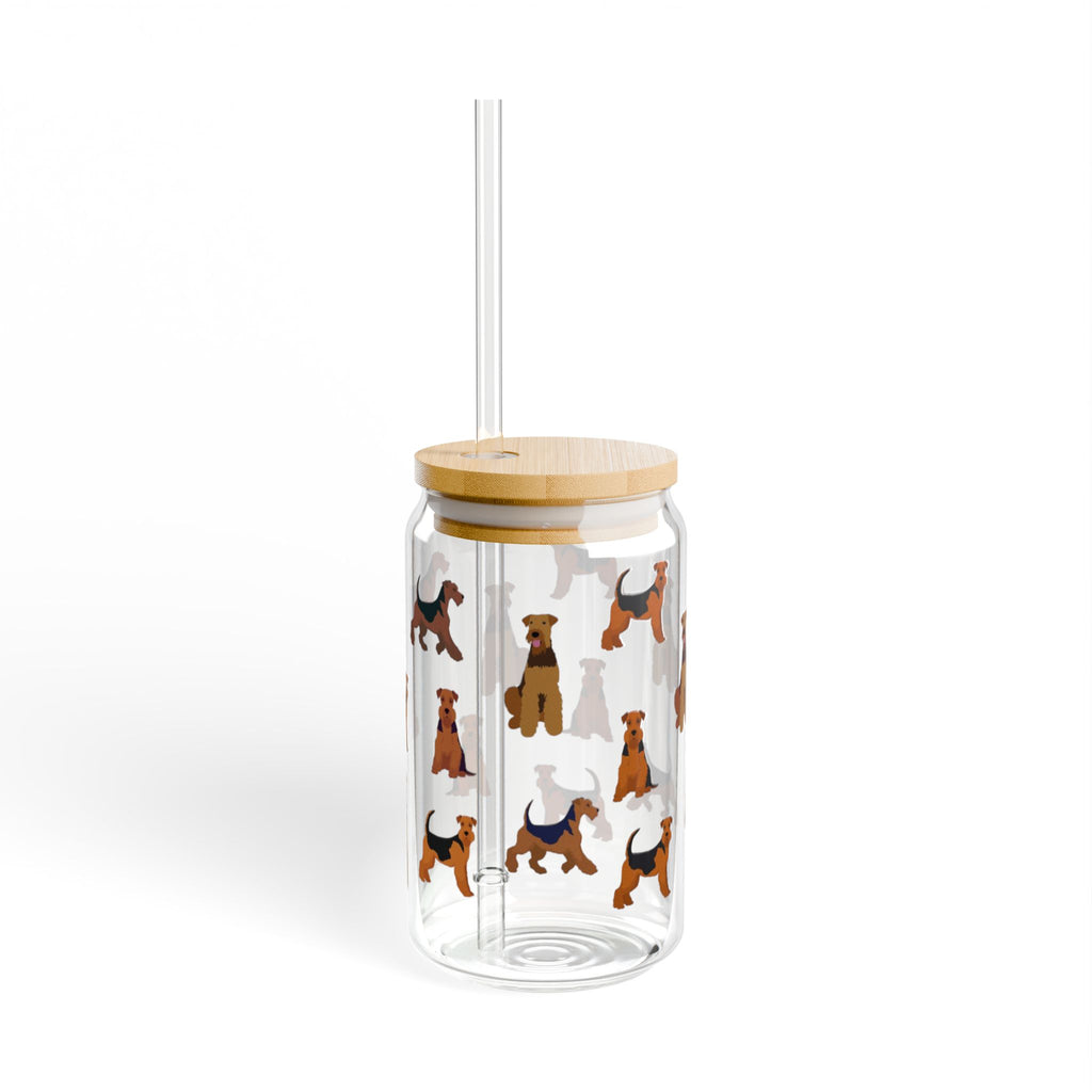Airedale Aristocracy Sipper Glass, 16oz