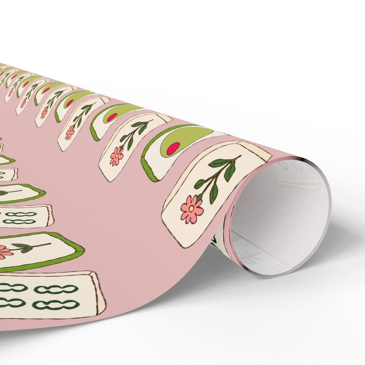The Lucky Tile Mahjong Wrapping Paper