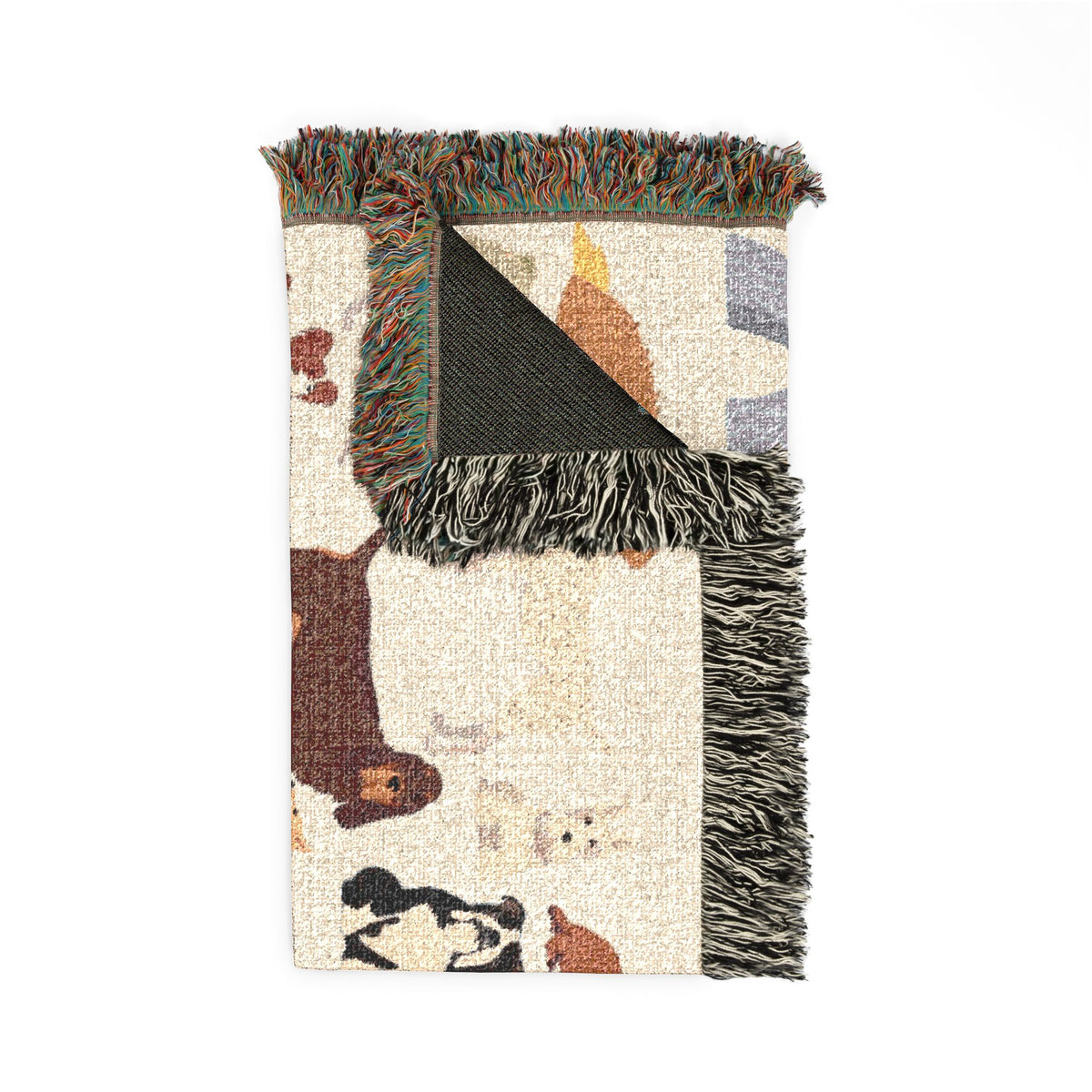 Dog Days Woven Throw Blanket