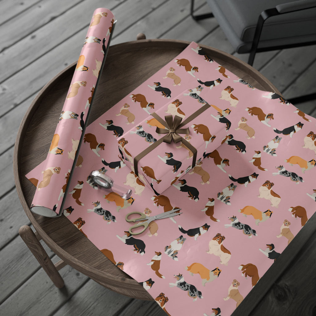 Rough Collie / Sheltie Wrapping Paper