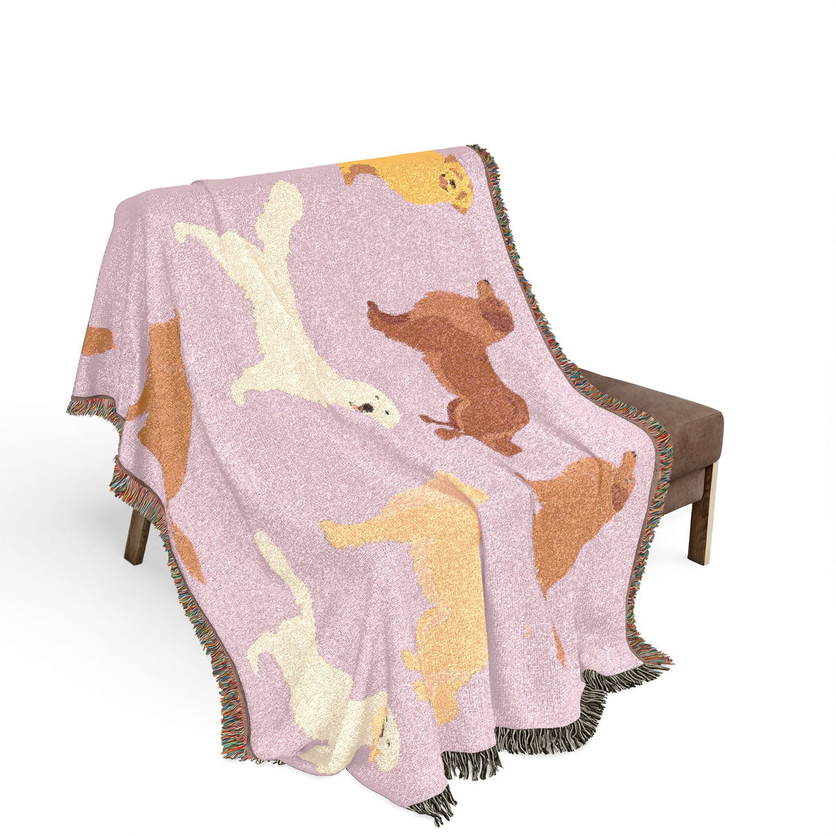 Golden Boy Woven Throw Blanket