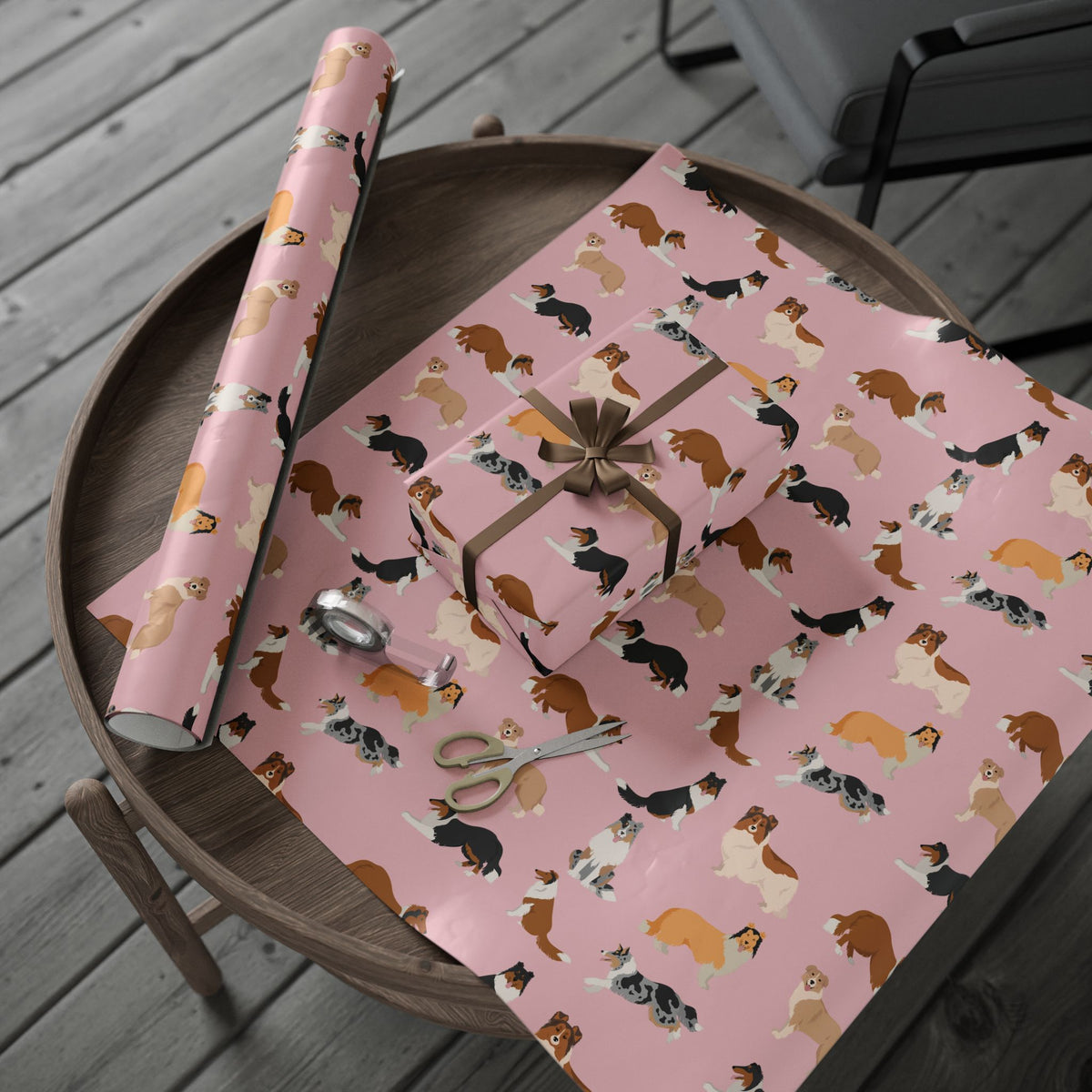 Rough Collie / Sheltie Wrapping Paper