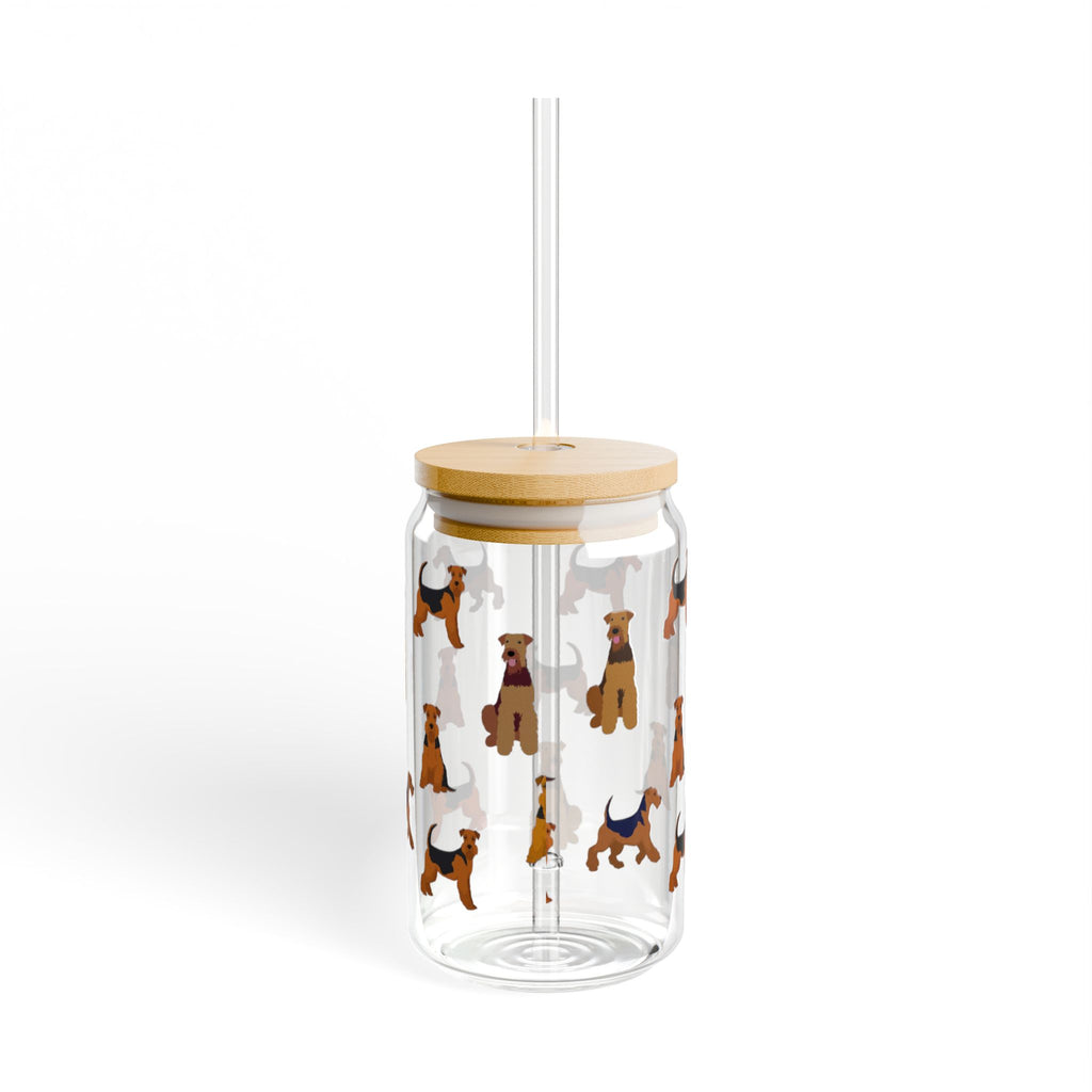 Airedale Aristocracy Sipper Glass, 16oz