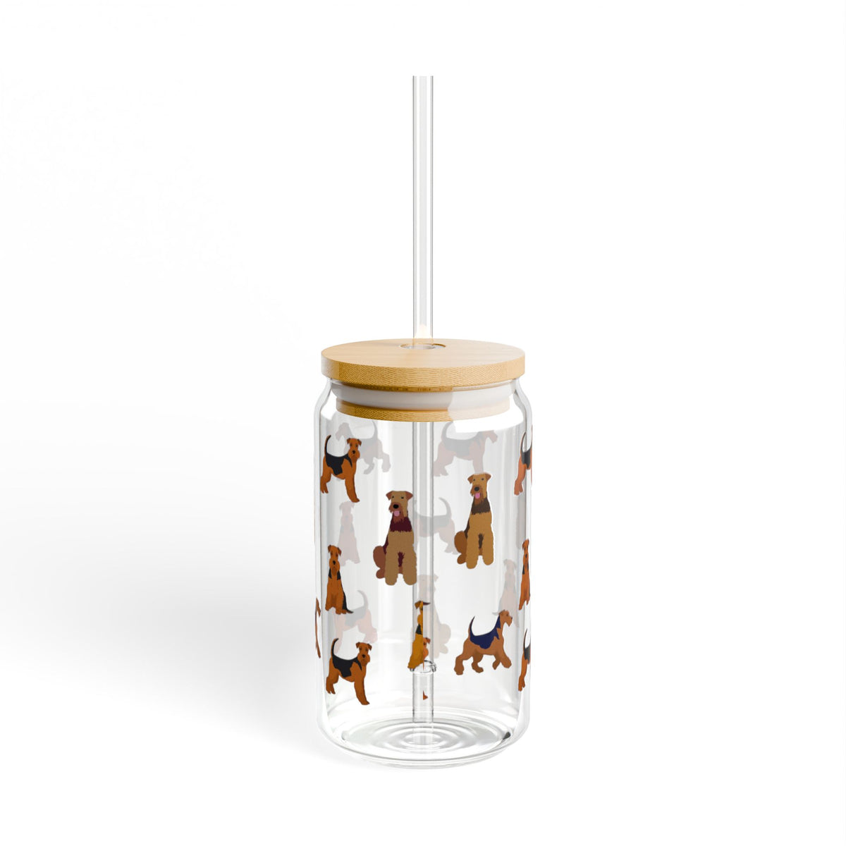 Airedale Aristocracy Sipper Glass, 16oz