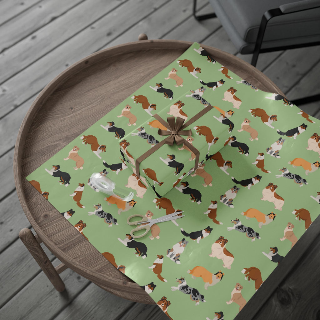 Rough Collie / Sheltie Wrapping Paper