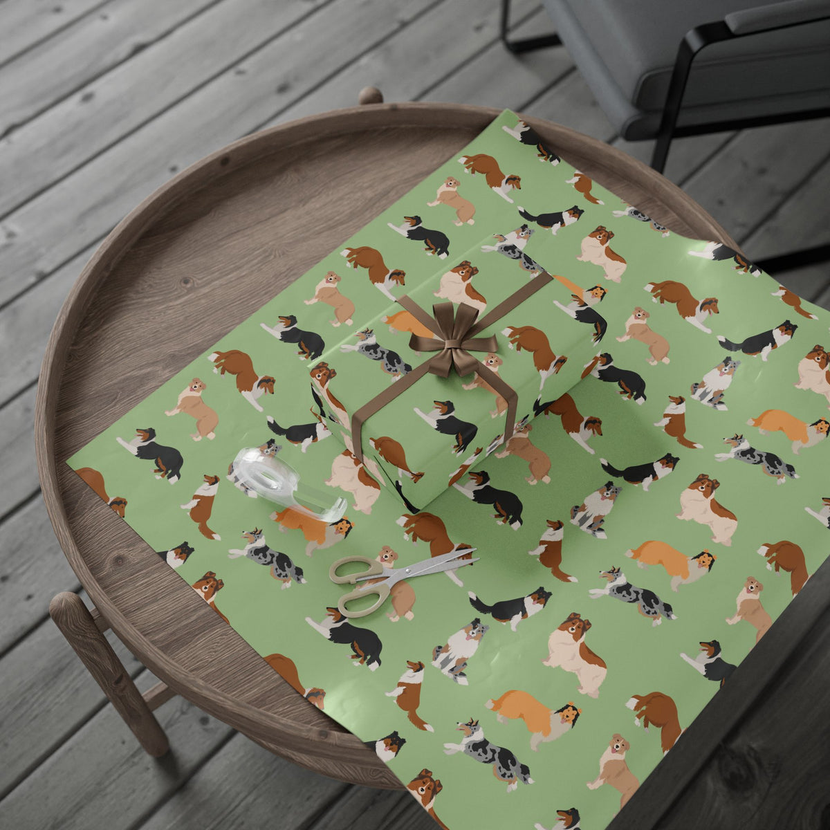 Rough Collie / Sheltie Wrapping Paper