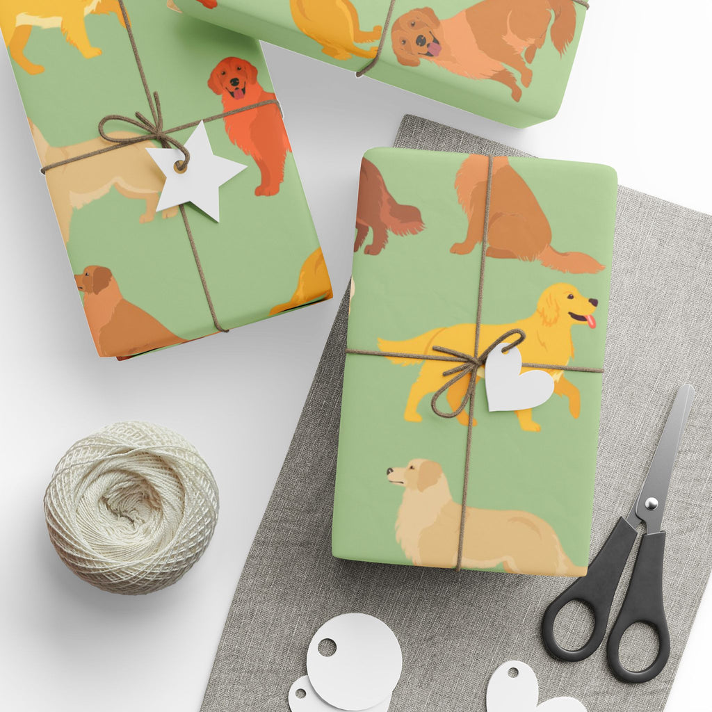Golden Retriever Wrapping Paper