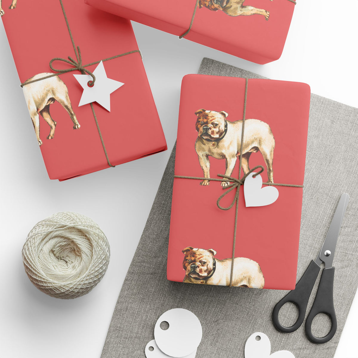 Bulldog Wrapping Paper